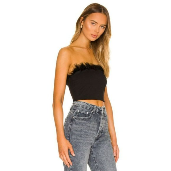 SUPERDOWN Women's Olivia Strapless Top in Black, Size S, MSRP $50 - Picture 7 of 8